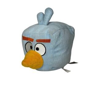 Angry Birds Blue Bird Plush 5” Cube Stuffed Animal Soft Toy Rovio